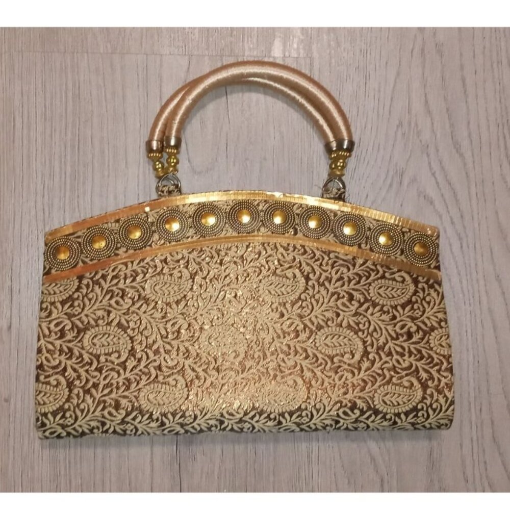 Vintage Paisley Purse - brocade/tapestry